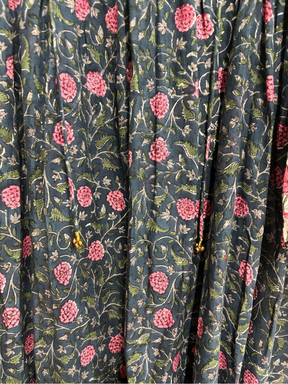 The Fox and the Mermaid Venice Chahna Floral Tiered Cotton Dress M - Picture 7 of 11